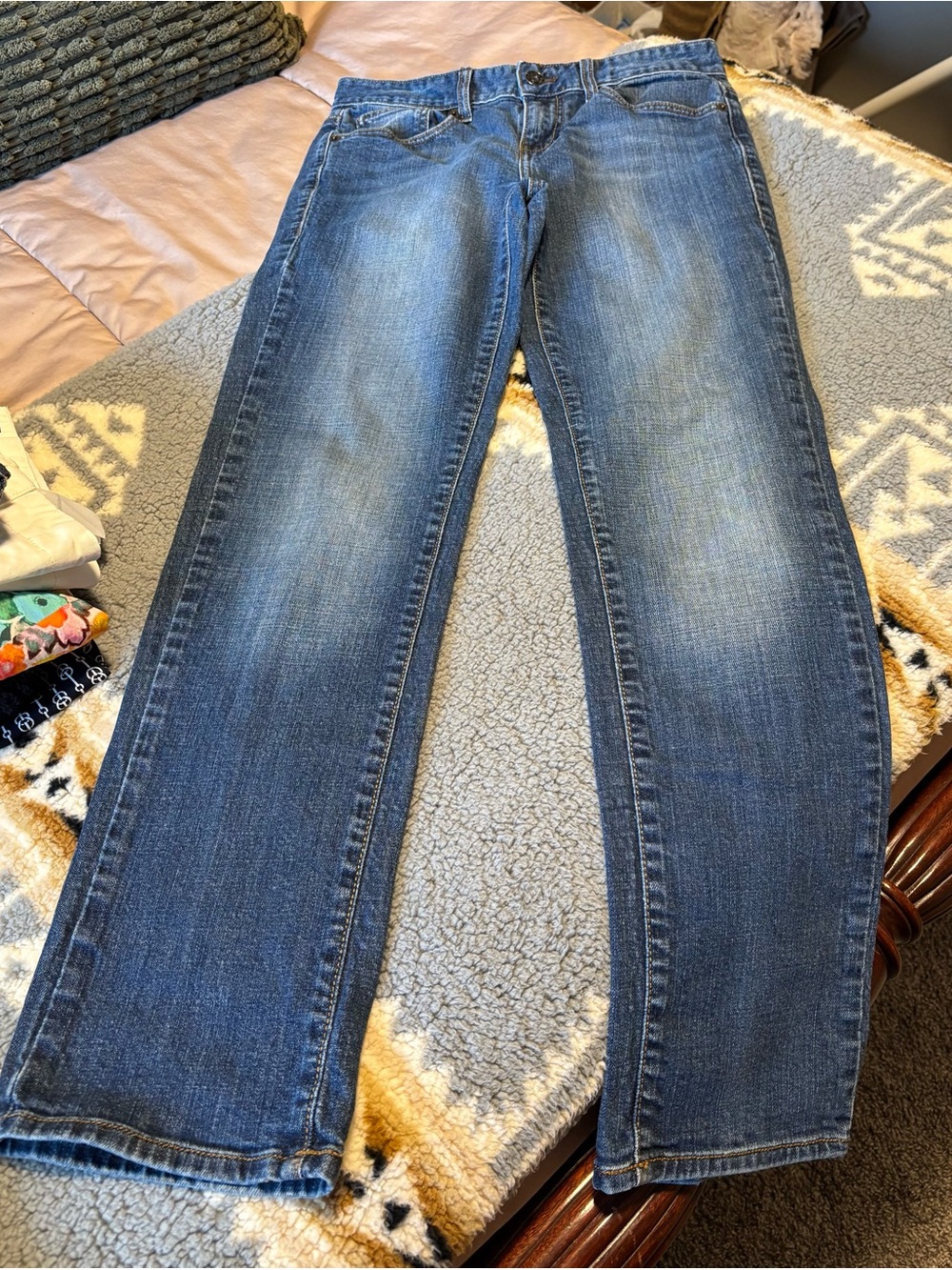 Calvin Klein Women's Blue Denim Jeans 27/4 - Picture 4 of 8